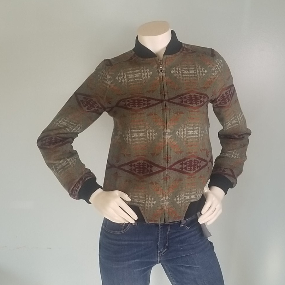 Pendleton Bomber Jacket Sage Green XS NWT